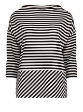 Sweatshirt mit Streifen Betty Barclay Weiß/Schwarz - Weiß
