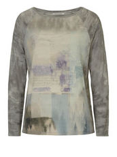 Shirt mit Allover Muster Betty Barclay Hellgrau - Grau