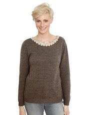 Pullover AMY VERMONT taupe