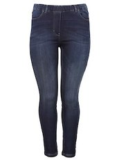 Slim Fit-Jeans mit Stretch-Anteil Via Appia Due jeans grau