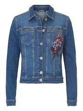 Jeansjacke mit Blumen Patch Betty Barclay Blau - Blau