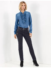 5-Pocket Jeans Edition de Luxe Roxane Gerry Weber Dark Grey Denim