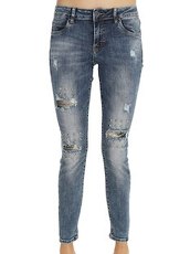 Jeans Pailletten & Nieten VESTINO blue denim
