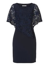 Kleid mit Spitzendetail Betty Barclay dunkelblau - Blau