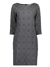 Kleid mit Allover-Muster Betty Barclay Schwarz/Grau - Grau