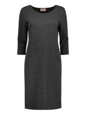 Kleid mit 3/4 Arm Cartoon Dunkelgrau - Grau