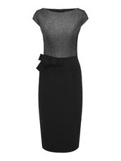 Kleid APART schwarz-silber