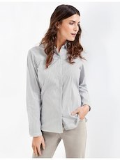 Bluse Casual Fit Gerry Weber Weiß-Marine