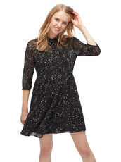 Chiffon-Kleid mit Sterne-Muster Tom Tailor Denim original variante 2