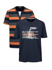 T-Shirts BABISTA marine-orange