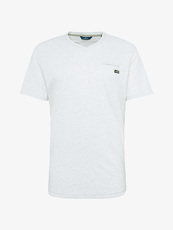 Tom Tailor Casual T-Shirt in Melange-Optik, Herren, blanc de blanc white,...