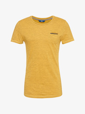 Tom Tailor Casual T-Shirt mit Brusttasche, Herren, indian summer yellow,...