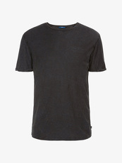 Tom Tailor Casual T-Shirt mit Print hinten und vorne, Herren, black, Größe: L