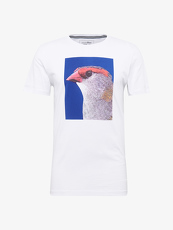 Tom Tailor Denim T-Shirt mit Foto-Print, Herren, white, Größe: M