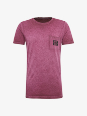 Tom Tailor Denim T-Shirt mit Brusttasche, Herren, gipsy purple, Größe: M