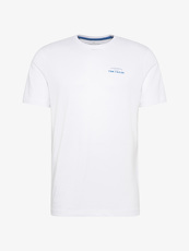 Tom Tailor Casual T-Shirt mit Logo-Print, Herren, white, Größe: S