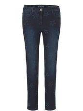 Used Look Jeans mit Sternen Betty Barclay Dark Blue Denim - Blau