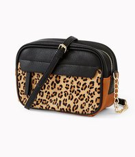 Handtasche im Leoparden-Look
