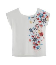 Shirt mit floralem Print