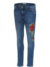 Jeans mit Blumenstickerei und 5 Taschen Betty Barclay Blau - Blau