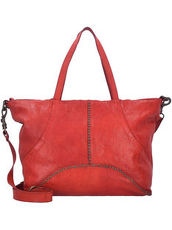 Traditional Shopper Tasche Leder 34 cm Campomaggi rosso