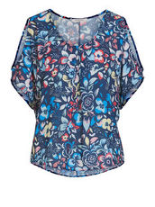 Bluse mit Cut-Outs Betty Barclay Bunt - Weiß