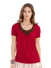 Shirt AMY VERMONT burned red