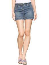 Jeans-Shorts Alba Moda jeansblau