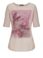 T-Shirt mit Frontprint Betty Barclay Rosé/Grey - Rot