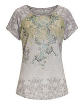 Bedrucktes Shirt mit Rundhalsausschnitt Betty Barclay Grau/Grün - Grau