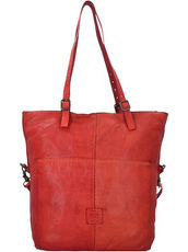 Tarassaco Shopper Tasche Leder 41 cm Campomaggi red