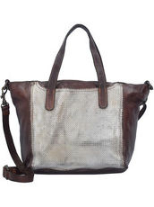 Traditional Handtasche Leder 22 cm Campomaggi moro