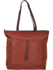 Odina Shopper Tasche 32 cm Esprit dark brown