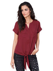 Bluse AMY VERMONT dunkelrot
