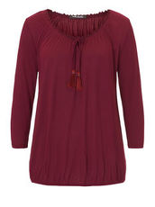 Shirtbluse im Tunika Stil Betty Barclay dunkelrot - Rot