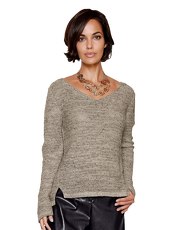 Pullover AMY VERMONT taupe meliert