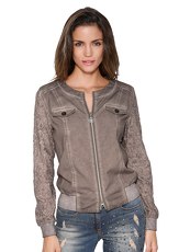 Sweatjacke AMY VERMONT taupe