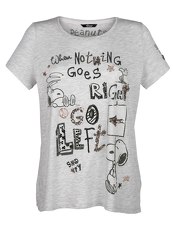 T-Shirt mit Snoopy-Print Princess GOES HOLLYWOOD grau/melange