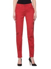 Skinny Jeans Alba Moda Red rot