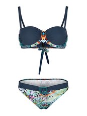 Bikini Sunflair nachtblau/multicolor